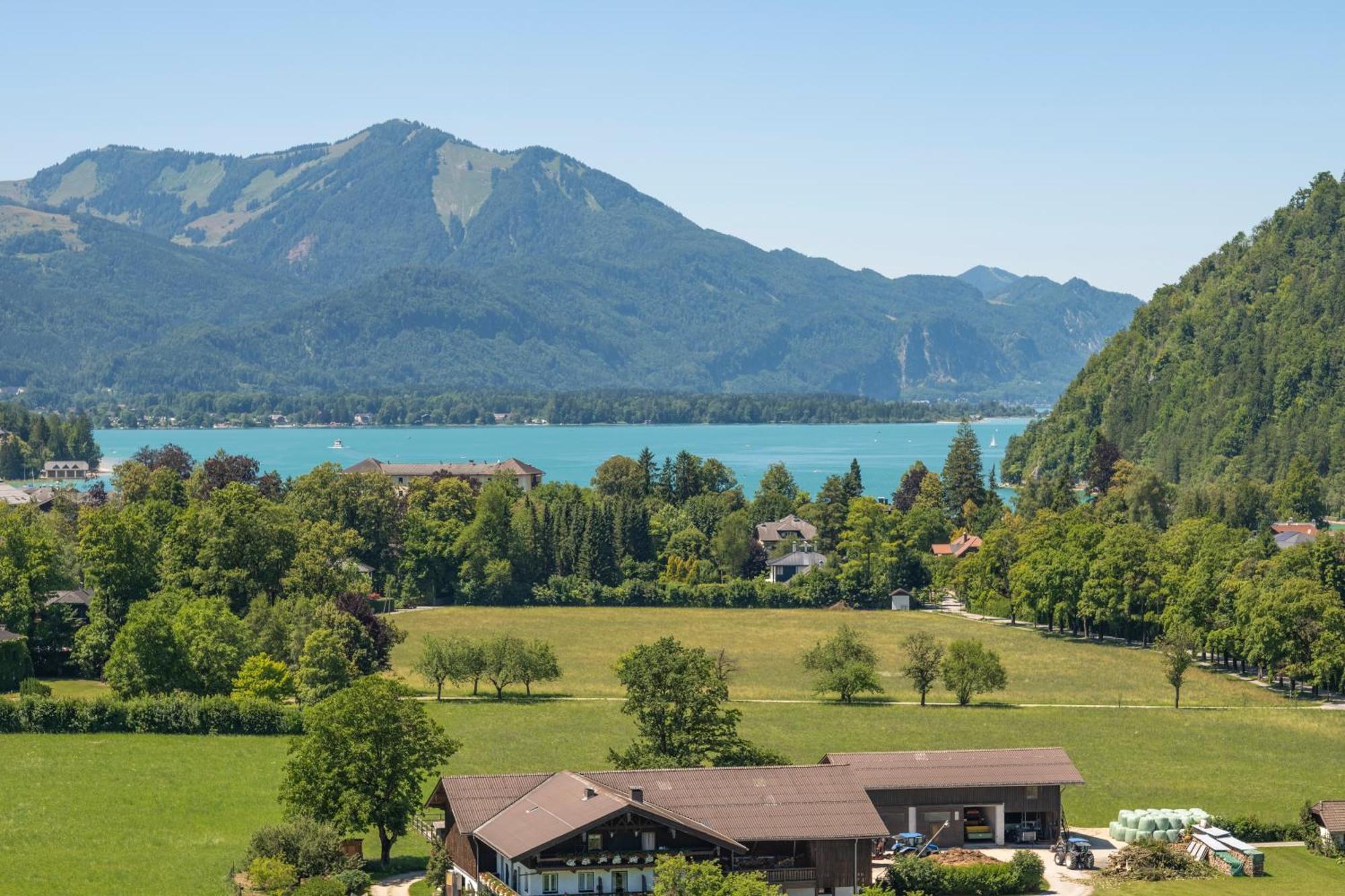 Wolfgangsee Appartements ชตรอเบิล ภายนอก รูปภาพ
